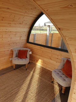 Camping pods and glamping tents